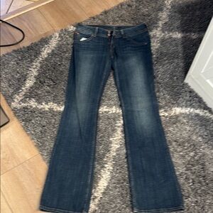 Hudson Jeans Dark Blue Flare & Wide Leg